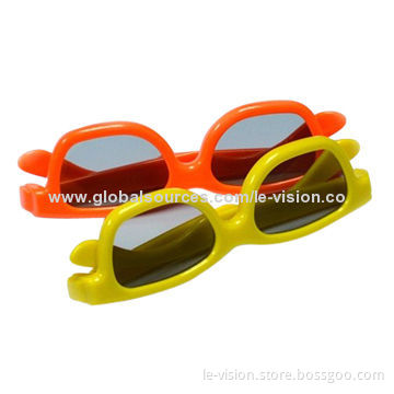 Children's Passive Polarized 3D Cinema Glasses
